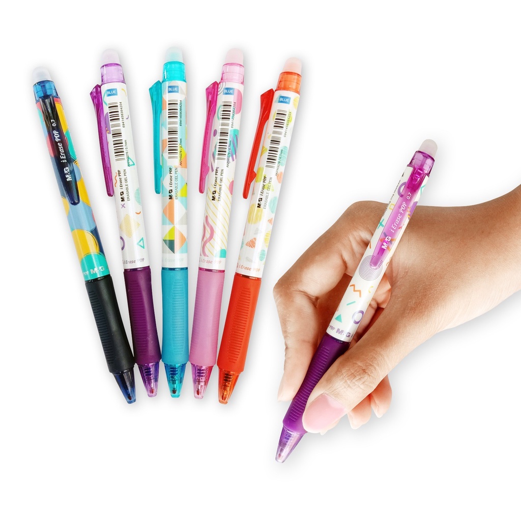 

Erasable Gel pen soft rubber grip M&G