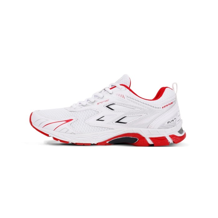 Spotec Venture || Sepatu Running Spotec ORIGINAL - Putih Merah, 38