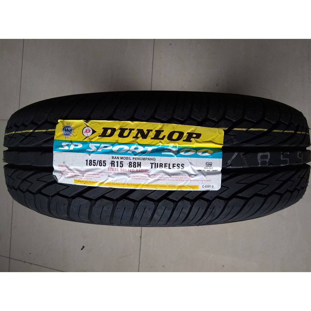 FREE PASANG 185 65 R15 Dunlop SP Sport SP300 ukuran Ban mobil Orinya Grand Livina Honda Freed