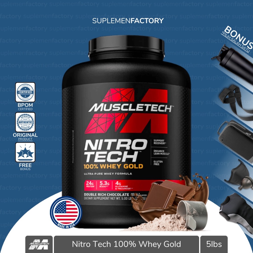 Muscletech Nitrotech Whey Gold 5 Lbs Whey Protein Isolate