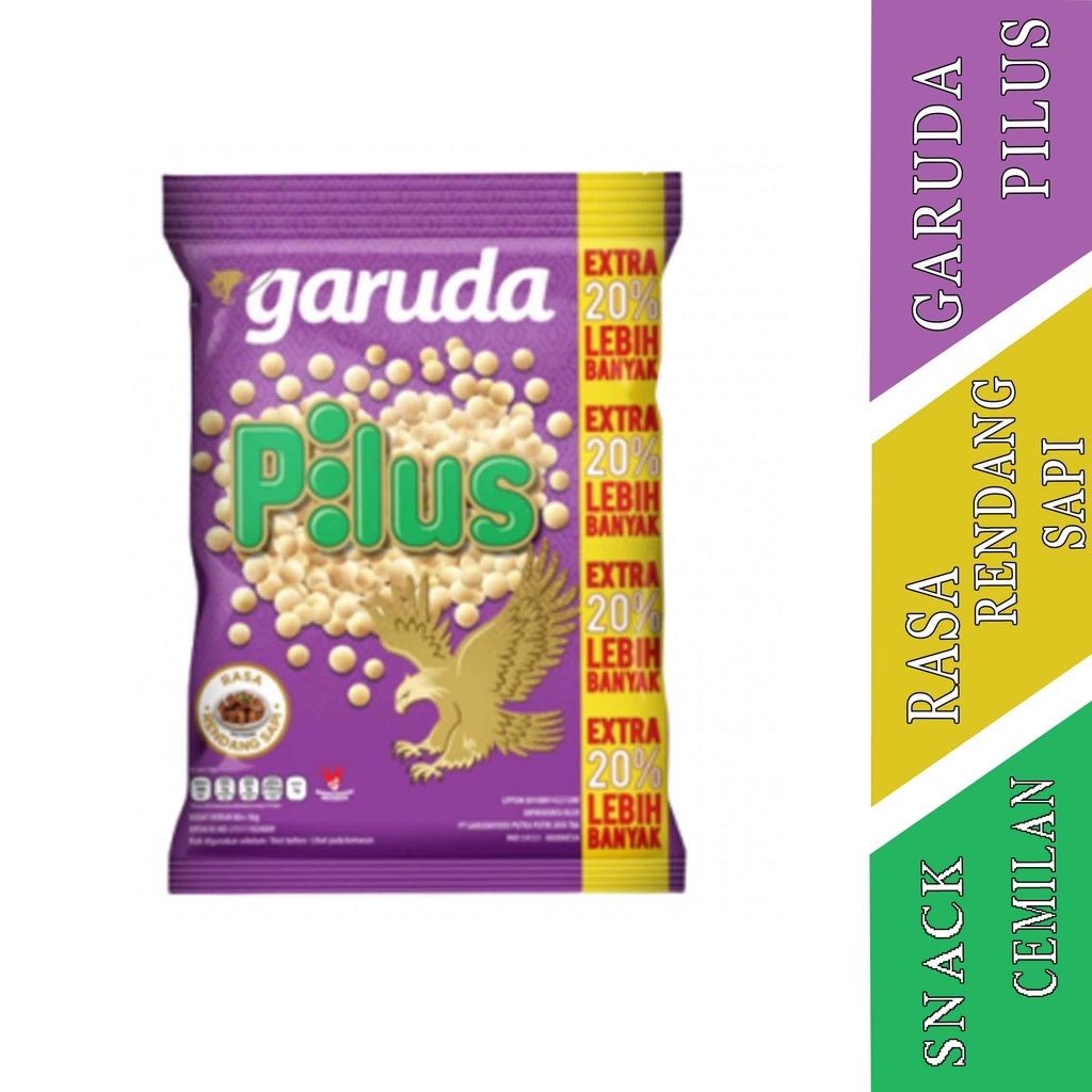 

Rasa Rendang Sapi - Pilus Garuda - Snack Cemilan - 80gr