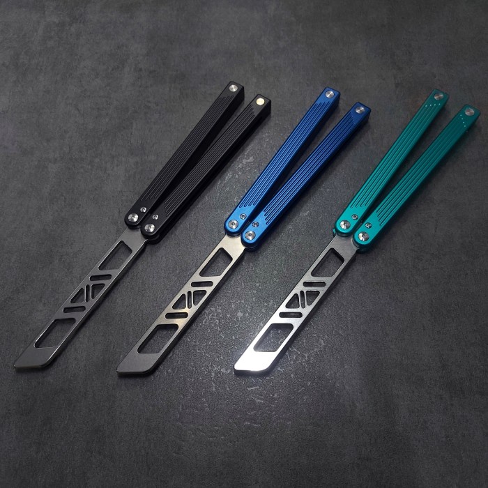 Balisong Artic Trainer Butterfly Knife Aluminium 6061 Handle