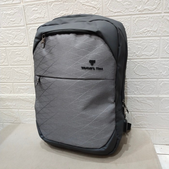 tas ransel travel time - Hitam