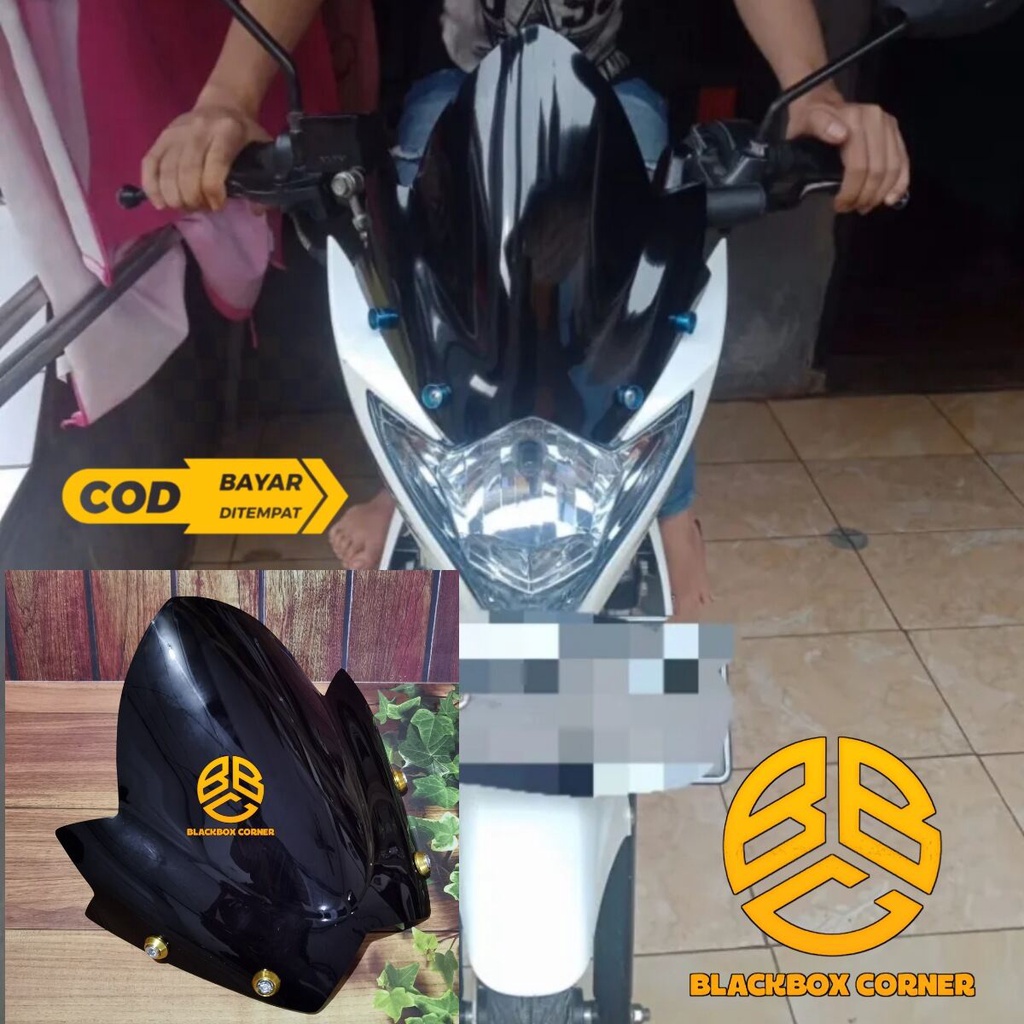 VISOR SATRIA FU FACELIFT 150 - VISOR MAHKOTA SATRIA FU FACELIFT - VISOR SATRIA FU FACELIFT 2013 2014
