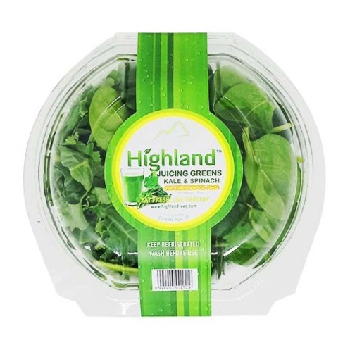 

Highland Juicing Greens kale & Spinace 100g fresh