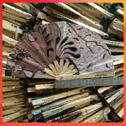 Souvenir Kipas Batik Size Sedang
