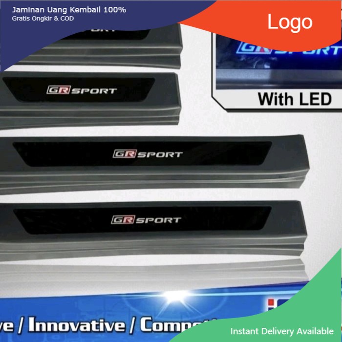 Sillplate samping+lampu All new rush GR sport 2018 - 2023. Aksesoris mobil