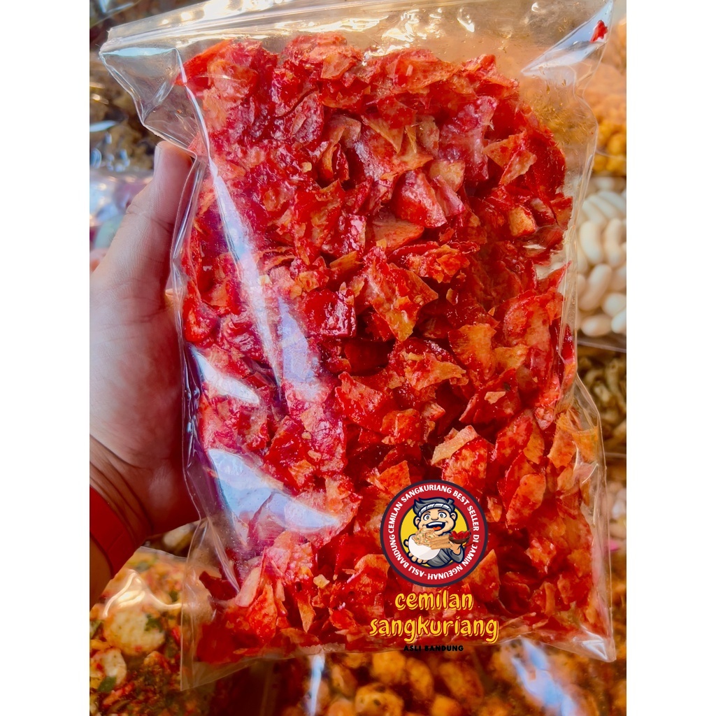 

Keripik Singkong Lengket Pedas Manis - 250 Gram _AGEN SNACK