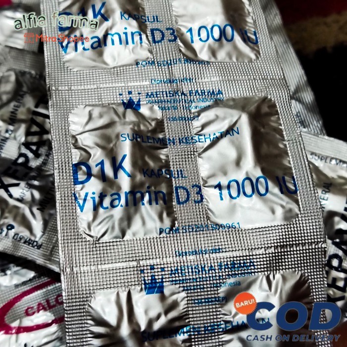 d1k vitamin d3 1000 iu strip originale