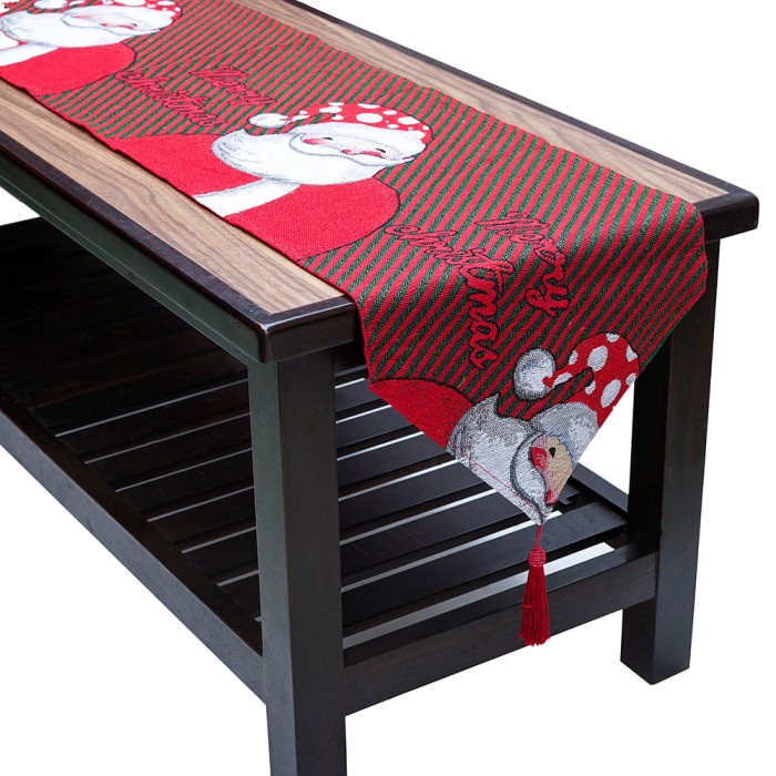 

AR // Table Runner Natal (Taplak Meja Natal)-Dekorasi Natal-Taplak Motif - SantaMerryChris