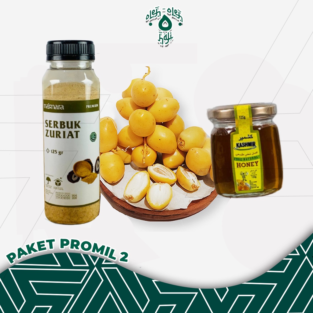 

Paket Promil Hemat 2 (Kurma Muda, Madu, Serbuk Zuriat)