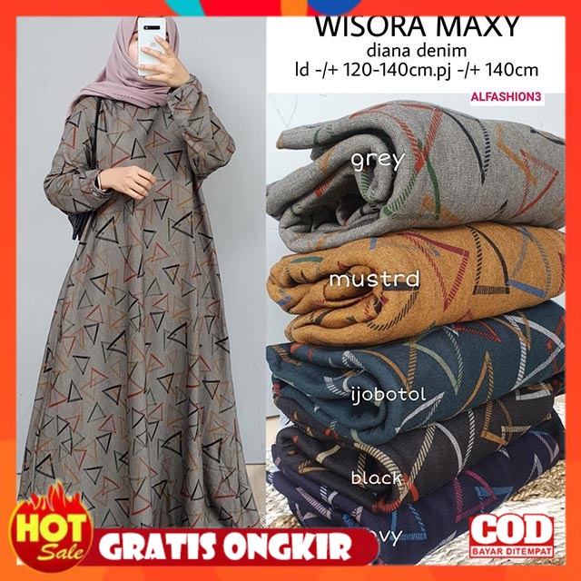 KAIN ADEM HALUS TEBAL / Gamis Jumbo Rumbai/Wisora Maxy/Diana Premium Premium/Baju Terusan Big Size/B