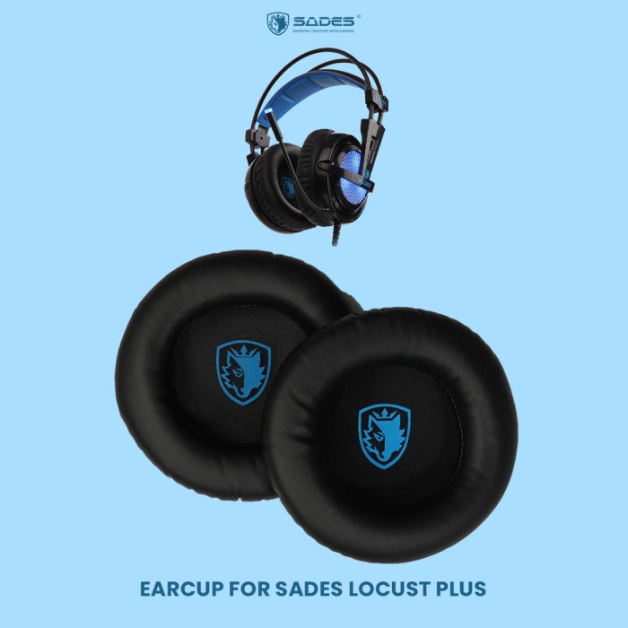 Earcup Headset Sades Locust Plus