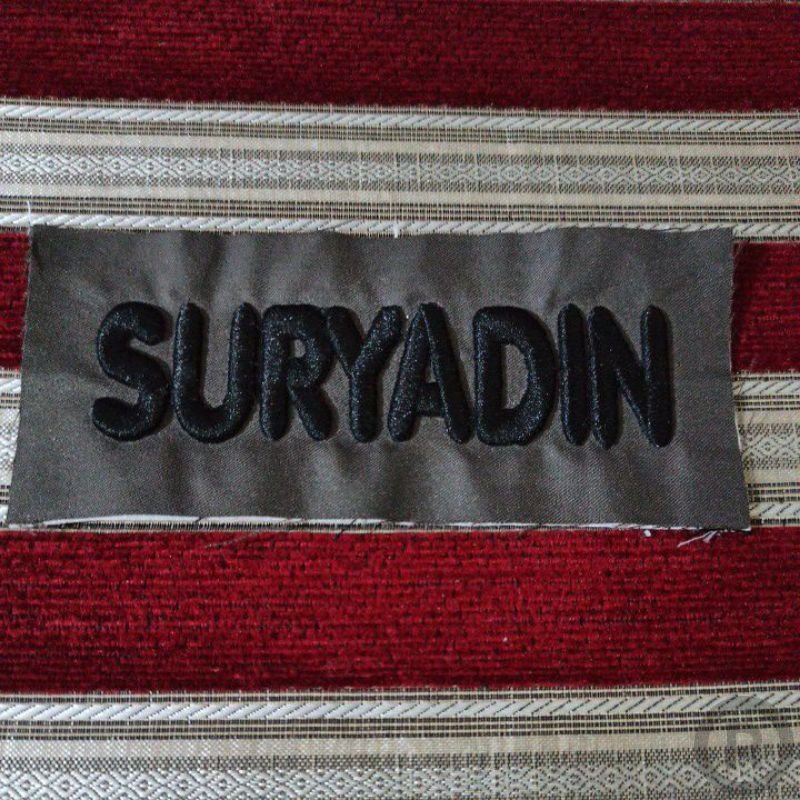 Bordir Bordir Nama untuk polri bordir timbul Bordir Nama Custom Nama Dadabisa pesan satuan