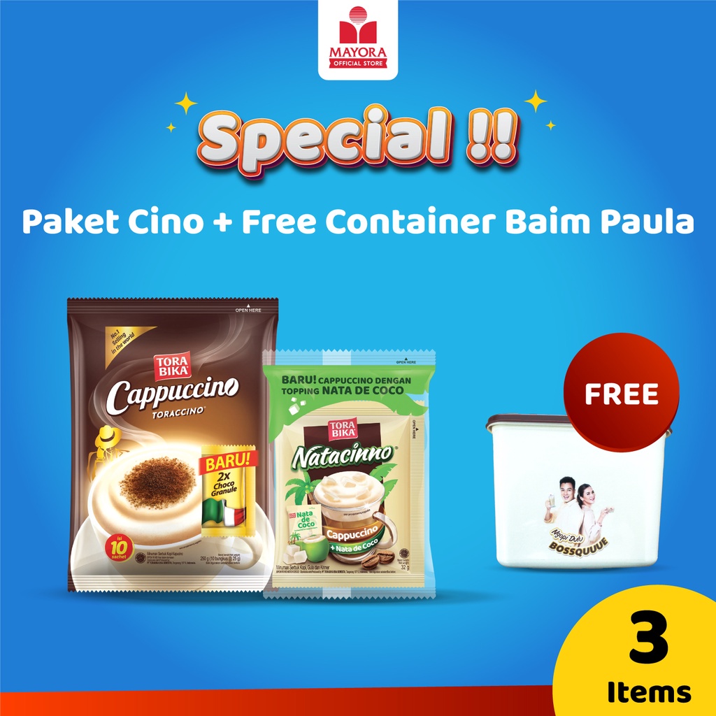 

Paket Cino Free Container Baim Paula