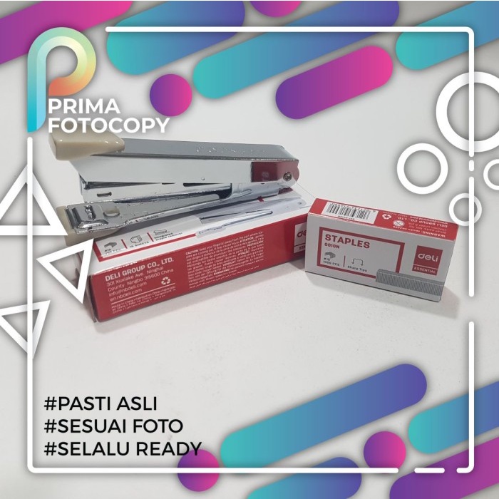 

PROMO - Deli Stapless No.10 / Hekter / Jegregkan / Pengokot / Stapler