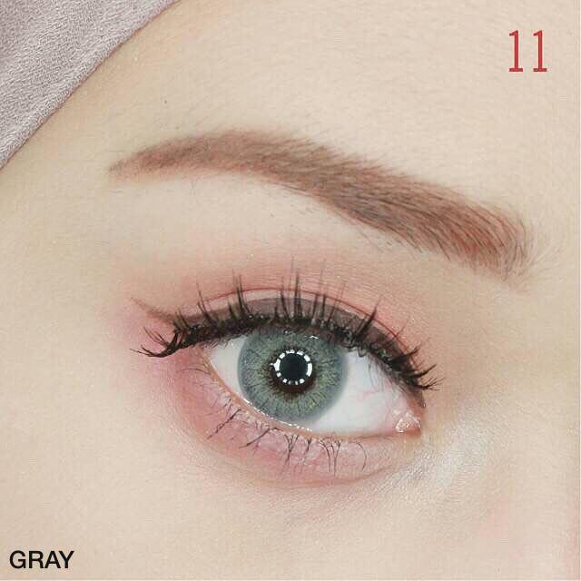 Softlens URBAN FACTORY STRAWBERRY GREY / BROWN / BLUE