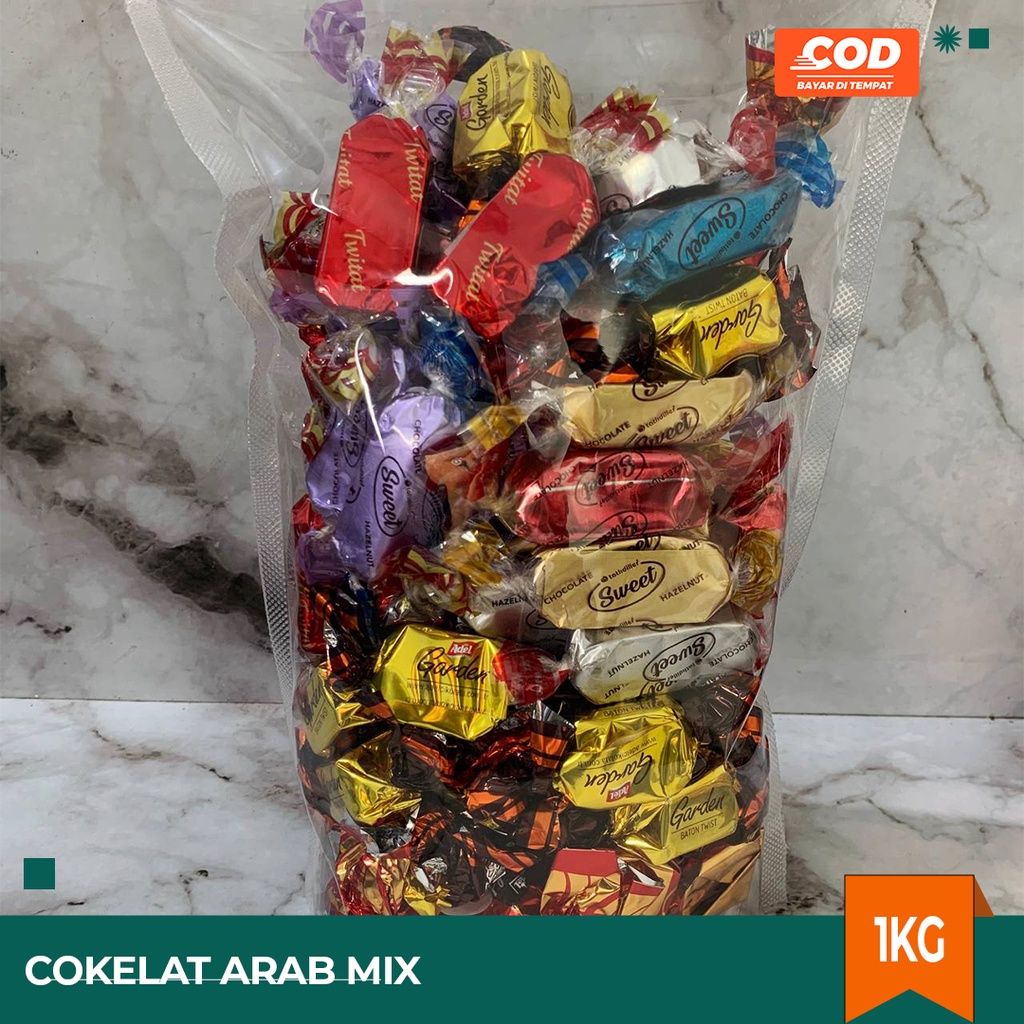 

pink COKLAT ARAB MIX OLEH OLEH HAJI UMROH ORINAL COKELAT TURKEY gr/1kg