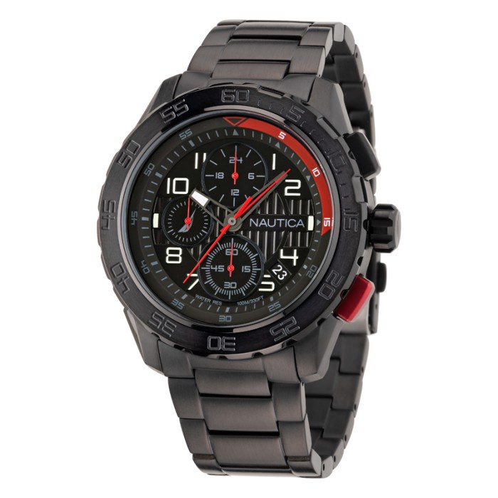 Original 100% Nautica Gents Watch NST101 Chrono NAPNSS305 Garansi Resmi 1 Tahun