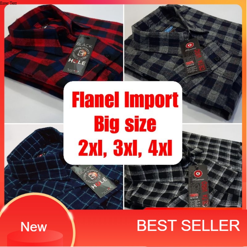 KEMEJA FLANEL JUMBO PANJANG BIG SIZE XXL DAN XXXL / KEMEJA KOTAK KOTAK / KEMEJA PRIA / BAJU PRIA/dis