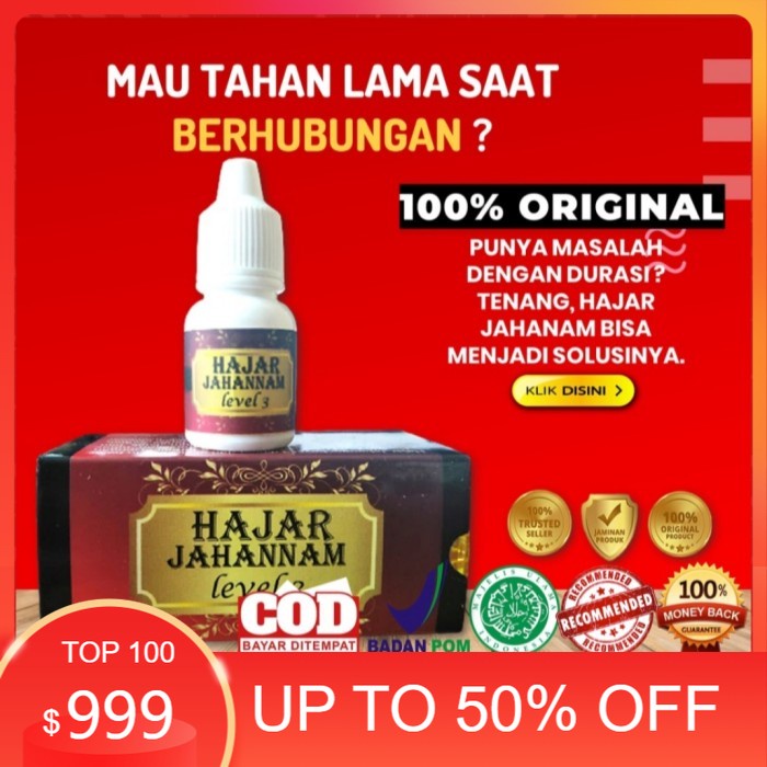CODAN AJA/ Obat Oles Herbal Hajar Super Jahanam Level 3 Asli Pria Kuat Tahan Lama