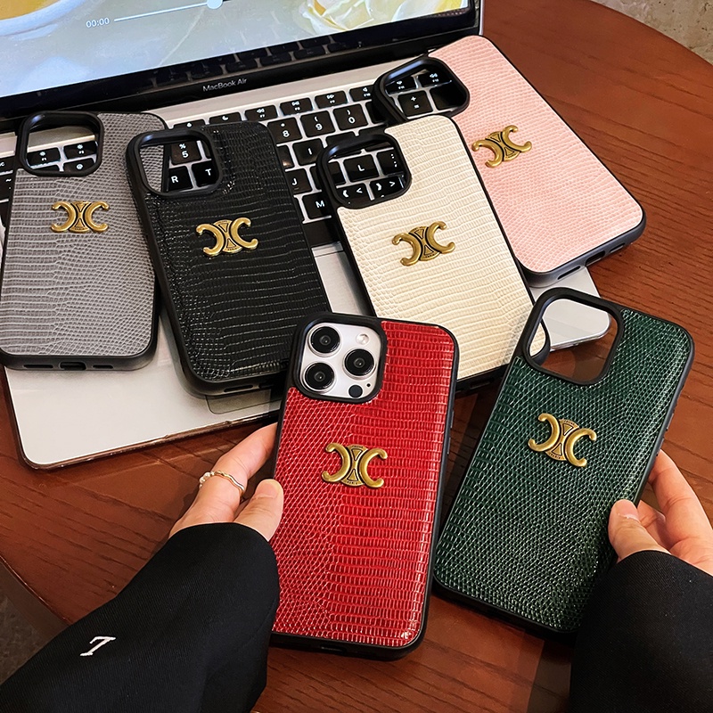 Case IPhone 15 14 13 Pro Max IPhone 15 Pro Max IPhone Pola kadal Casing Ponsel Kulit Casing Ponsel M