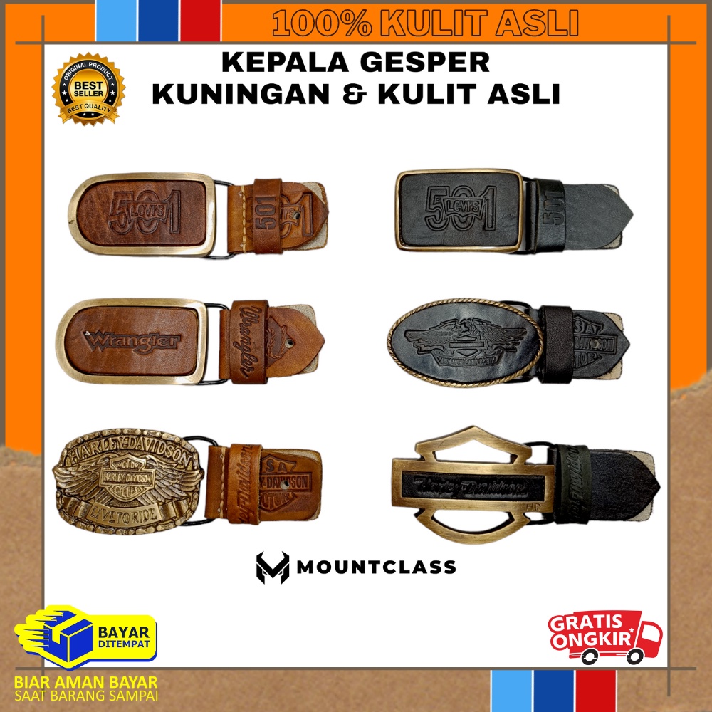 Kepala Sabuk Levis Kokoh , Kepala Ikat Pinggang levis Lebar 4cm, kepala Gesper KG01R