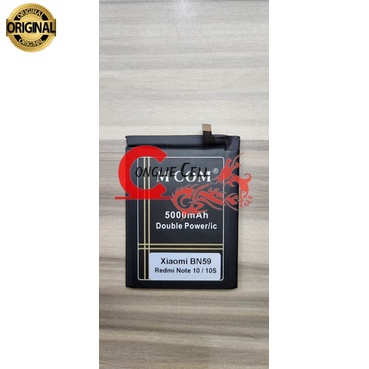 Battery Batere Batre Baterai Doubel Power Mcom Xiaomi Redmi Note 10 10s BN59