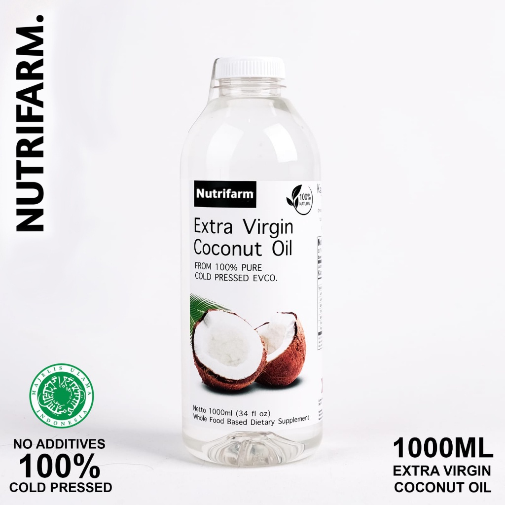 COD VIRGIN COCONUT OIL 1000ML UNTUK BAYI UNTUK RAMBUT 1 LITER SUKA MPASI IKAN DORANG ORGANIK VCO KAP