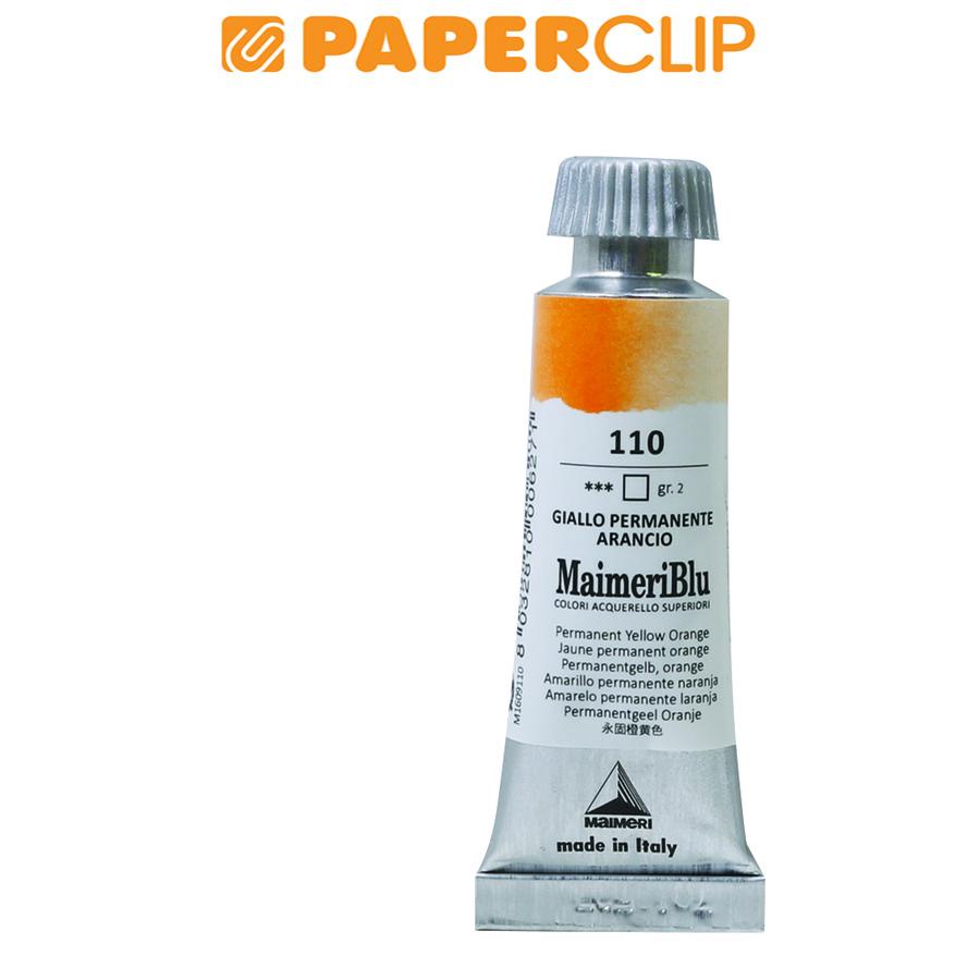 

WATERCOLOR MAIMERI BLU 12ML M1609110 PERMANENT YELLOW ORANGE