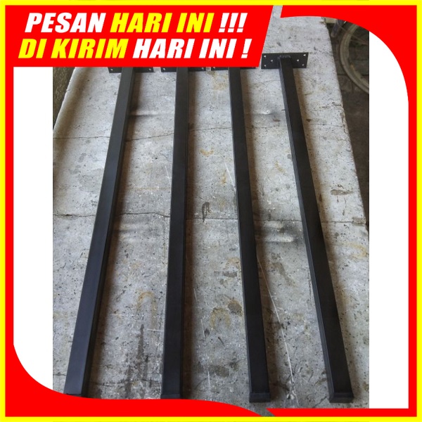 (H111) kaki meja besi hollow Kaki Meja Belajar, Kaki Meja Kantor, Kaki Kursi Hollow tebal dan Kuat