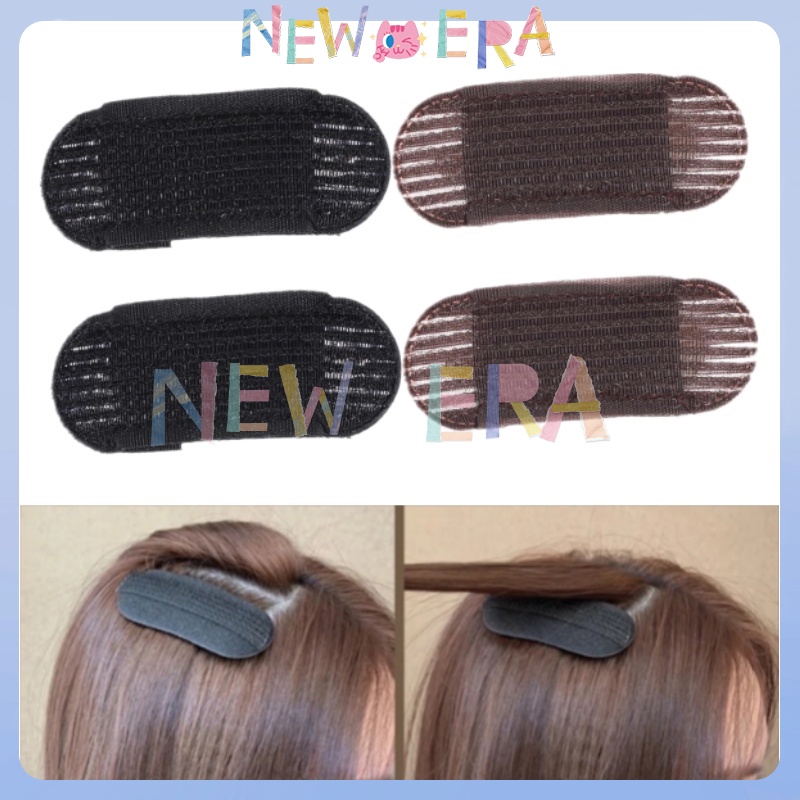 NewEra 2 PCS Alat Sasak Rambut Bantal Volume Rambut Penambah Volume Rambut Sanggul Jepitan Penebal P