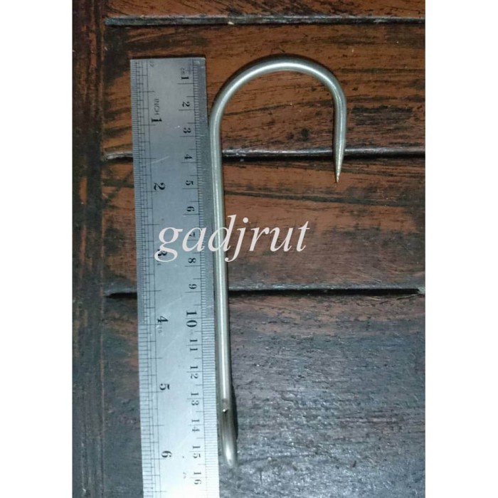 PROMO TERBATAS Ganco ikan stainless 15cm kawat 5mm