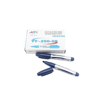 

Yuan Pena Permanent Marker Cepat Kering/Spidol Permanent Color Blue