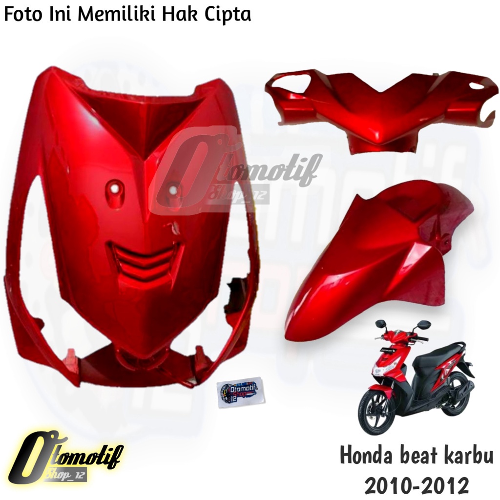 body halus beat karbu tahun 2008 - 2012 warna merah / body beat karbu / full body beat karbu