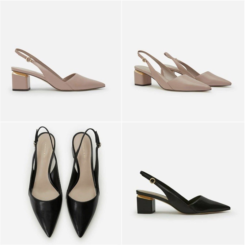 SEPATU KERJA WANITA BRANDED IMPORT CKS130 SLINGBACK HEELS