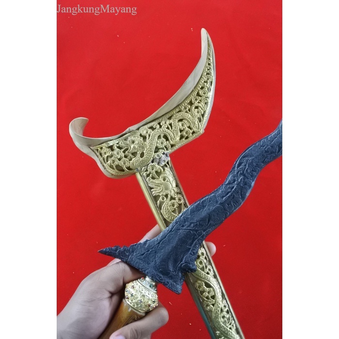 

keris LANGITAN KI NAGA GUMELAR keleng ladrang full - bilah saja WKP murah
