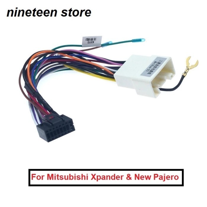 Kabel soket headunit android PNP Mitsubishi Mirage dan Outlander