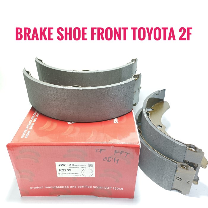 Brake Shoe Front Toyota 2F Kampas Rem Depan Toyota FJ40 Merk RC