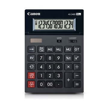 

Calculator Kalkulator Meja CANON AS-2400 Office Desktop 14 Digit