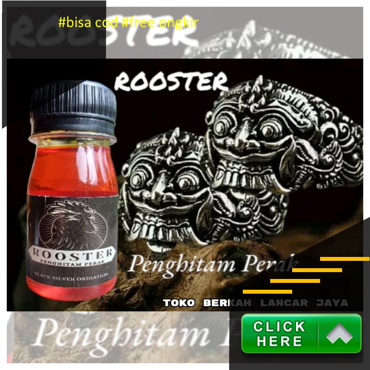 

ROOSTER Penghitam Perak Metal Bronir 10 ml original (penghitam logam Perak)