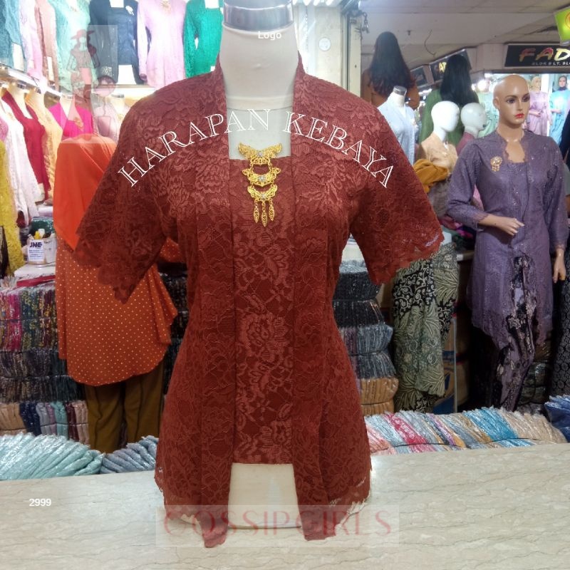 GossipGirls - ATASAN KEBAYA KANCING KUTU BARU BROKAT BESSELER-ATASAN KEBAYA KUTU BARU-ATASAN KEBAYA 