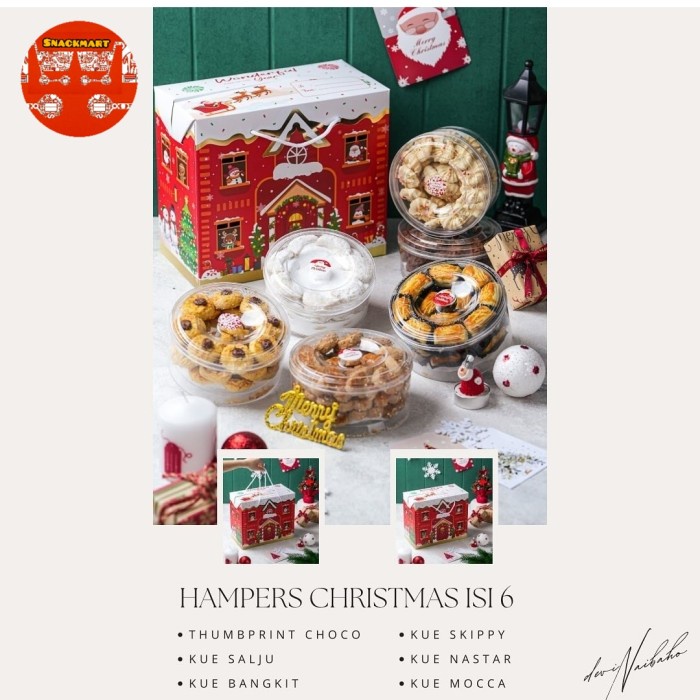 

Hampers Natal 2023 Kue Kering Parcel Christmas Natal Ekonomis isi 6box