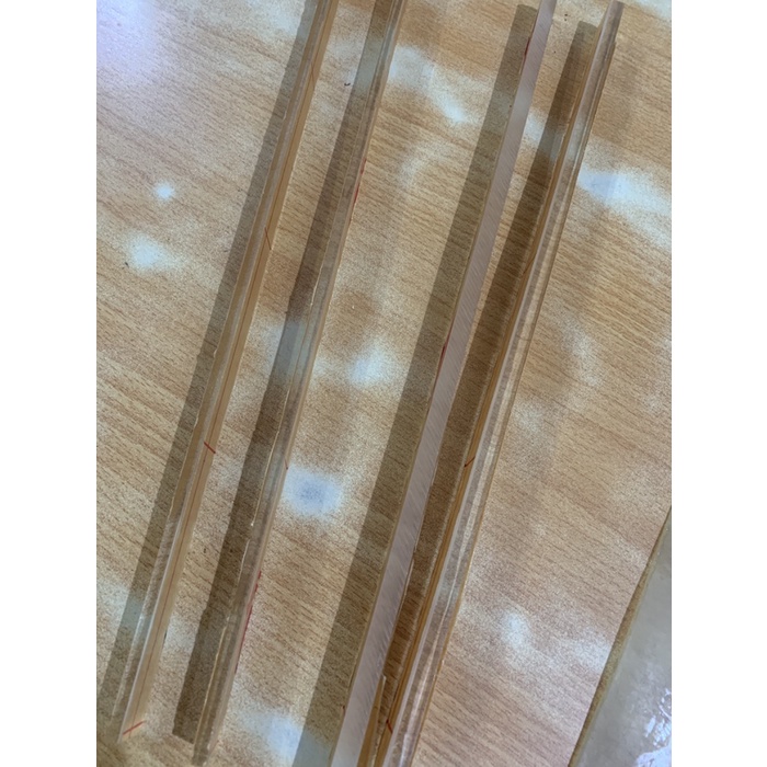 

Mistar penggaris cookies 5mm / kue kering acrylic per PASANG 2pc