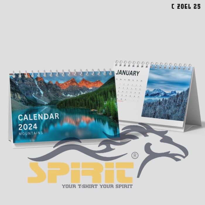 

Kalendar Aaesthetic 2024 Kalender Motif Pemandangan Kalender Meja - Linen Duplex