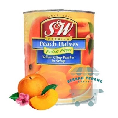 

Best Seller- SW PEACH HALVES in Syrup 825Gr / Buah Peach Kaleng