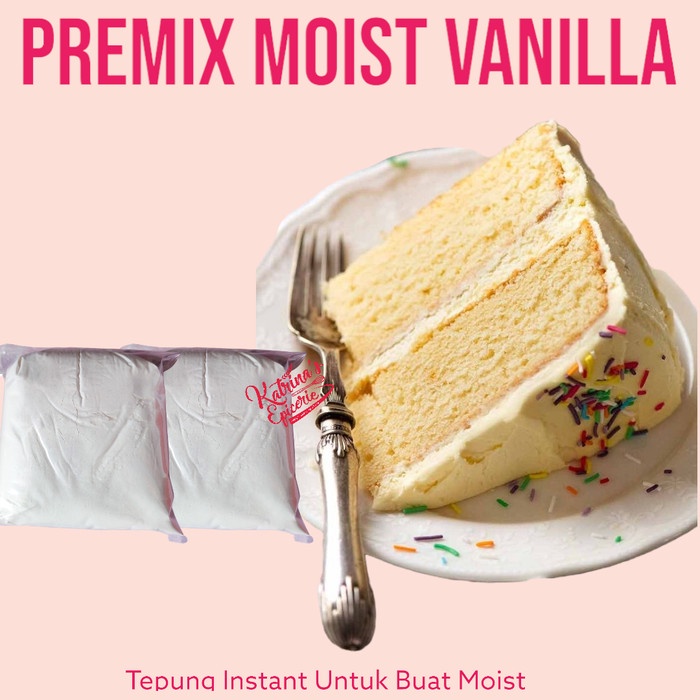 

LG80 Tepung Premix Moist Vanilla Cake