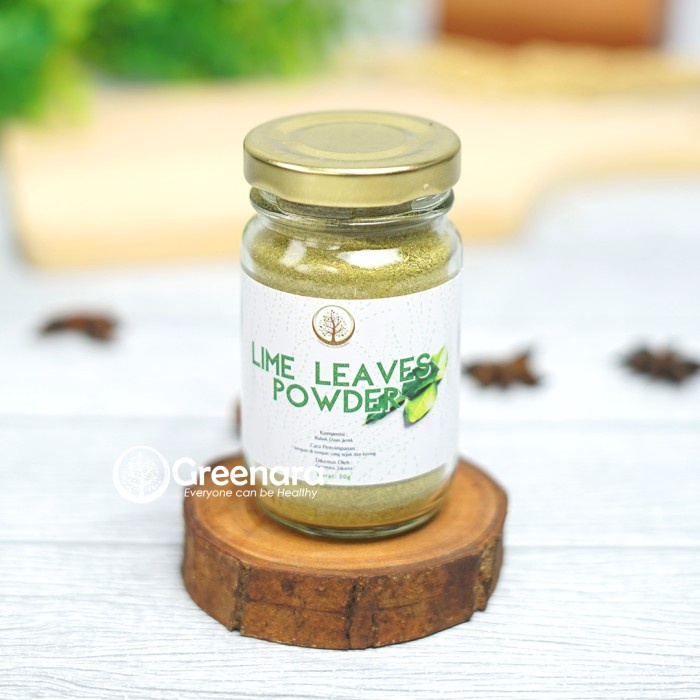 

[KUALITAS TERBAIK] Bubuk Daun Jeruk 50gr / Lime Leaves Food Powder Termuarah