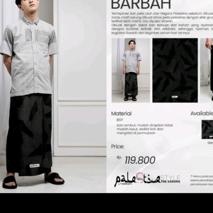 Sarung RABBANI PALESTINA