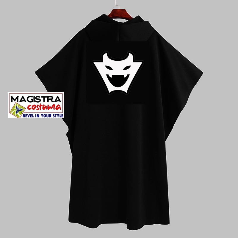Jubah Panjang  Kostum  Satanic | Premium Hitam Hoodie Pria Wanita Dewasa  Avenger Spiderman Batman M
